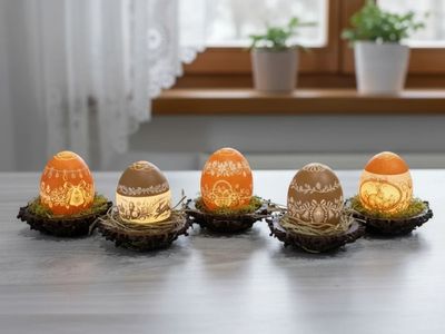 Décoration de Pâques DIY : Œufs Gravés au Laser UV (Tutoriel)