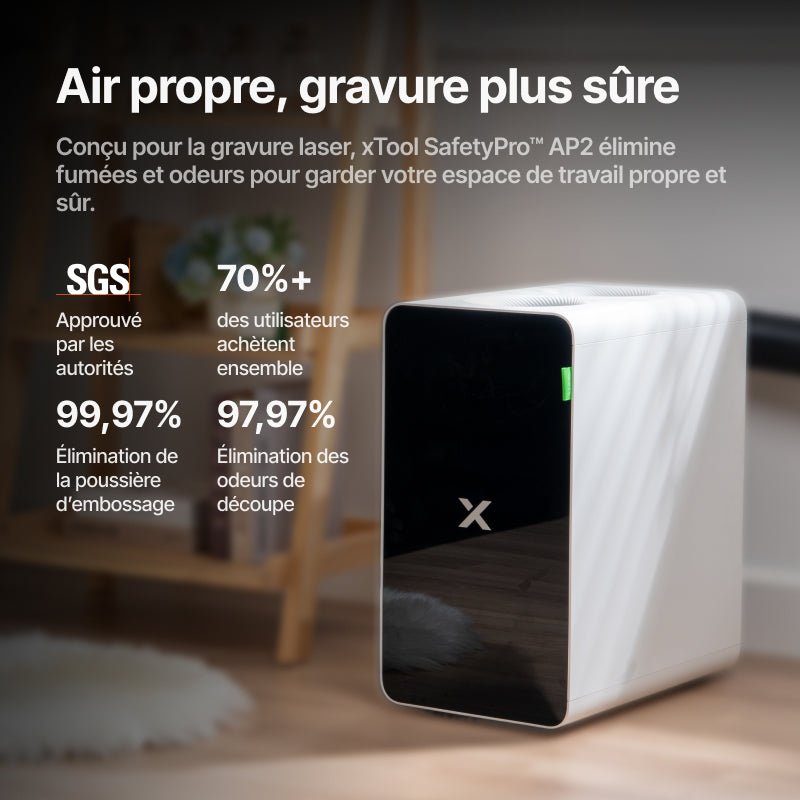 xTool F2 Ultra – Graveur Laser Double MOPA 60W + Diode 40W