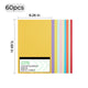 Papier cartonné coloré (60 pièces)