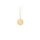 Collier pendentif rotatif en acier inoxydable argenté (3 pièces)