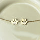 Bracelet patte de chien en acier inoxydable doré (3 pcs)