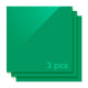3 mm Feuille acrylique verte opaque brillante pour découpe laser diode (3 pièces)