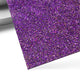 Feuille d'acrylique opaque brillante pailletée violette 3 mm (3 pièces)