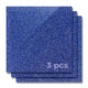 Plaque acrylique opaque brillante bleue scintillante 1/8 (3 pcs)