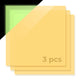 Plexiglas feuille acrylique jaune pâle phosphorescent 3 mm (3 pièces)