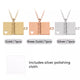 Collier Médaillon Livre en Acier Inoxydable (3 pièces)