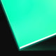 Plexiglas feuille acrylique vert turquoise phosphorescent 3 mm (3 pièces)