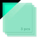 Plexiglas feuille acrylique vert turquoise phosphorescent 3 mm (3 pièces)