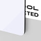 3mm x 30 x 30 cm Plaque acrylique bicolore brillante (3 pcs)
