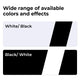 3mm x 30 x 30 cm Plaque acrylique bicolore brillante (3 pcs)