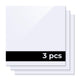 3mm x 30 x 30 cm Plaque acrylique bicolore brillante (3 pcs)