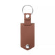 Porte-clés en PU avec plaque en aluminium pour sublimation (4 pièces)