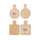Ouvre-bouteille magnétique rond et carré en bois (2 pcs)