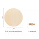 3 mm Rondins en bois de tilleul brut (6 pcs)