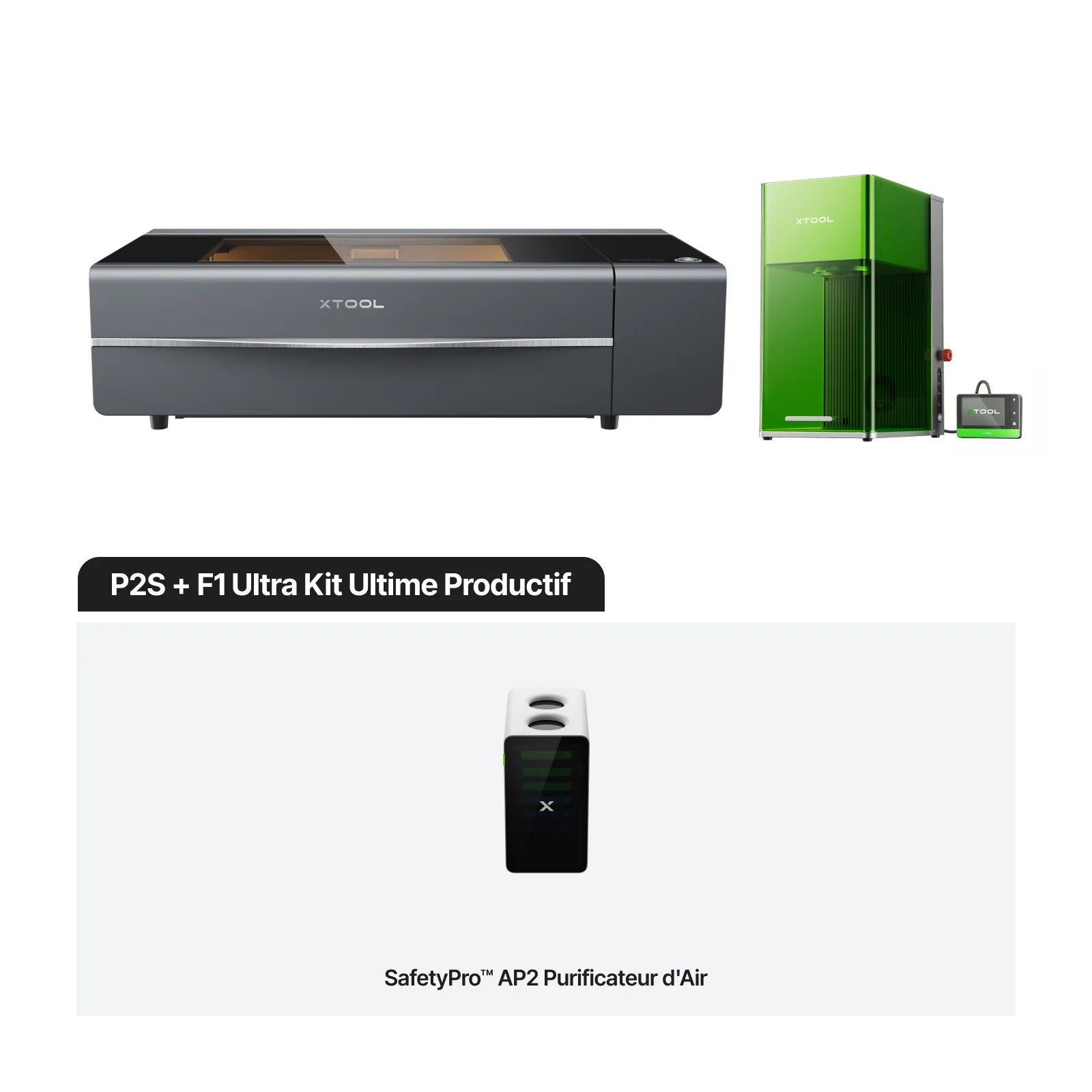 xTool F1 Ultra - Graveur Laser Double Fibre et Diode 20W