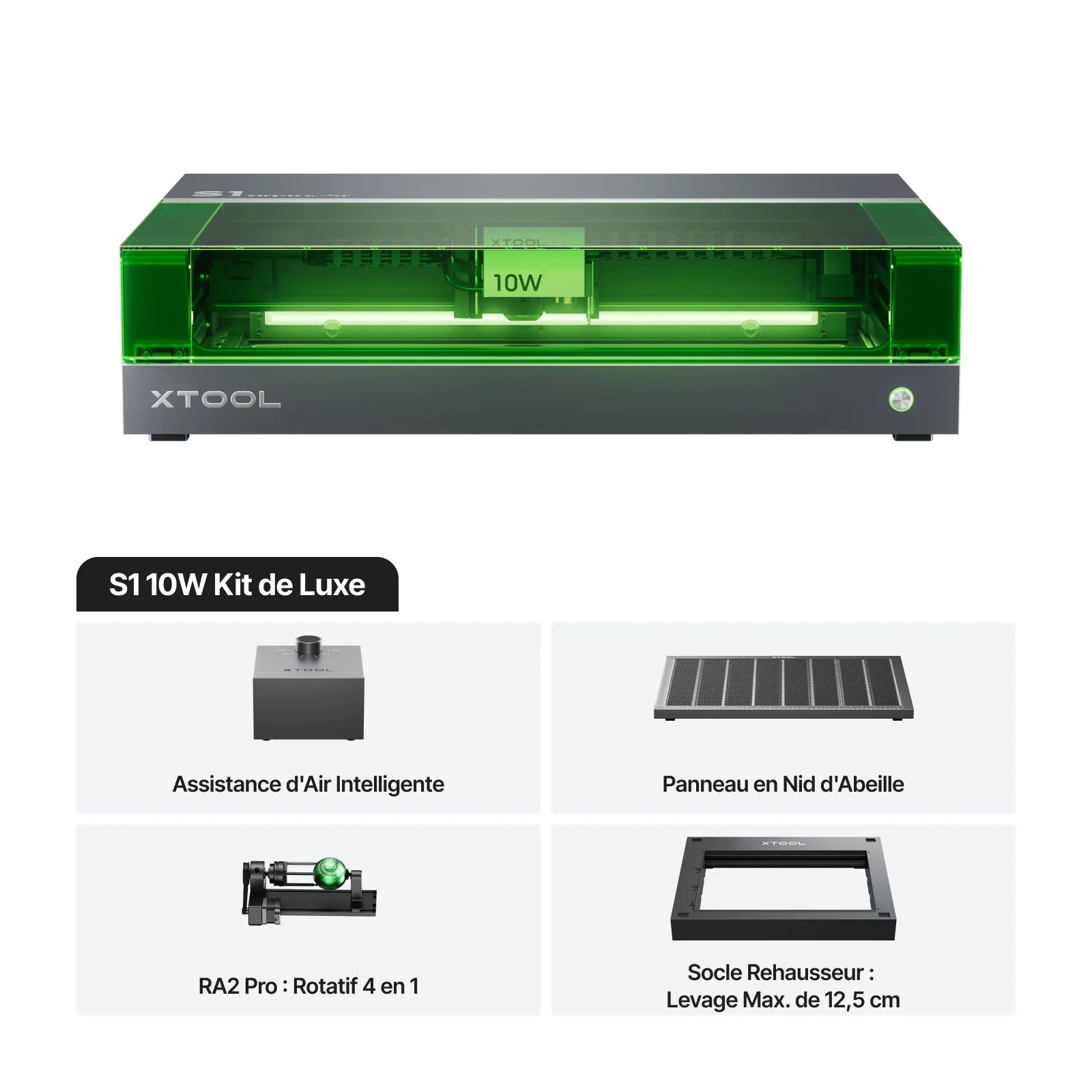 xTool S1 Découpeur Laser à Diode Fermé