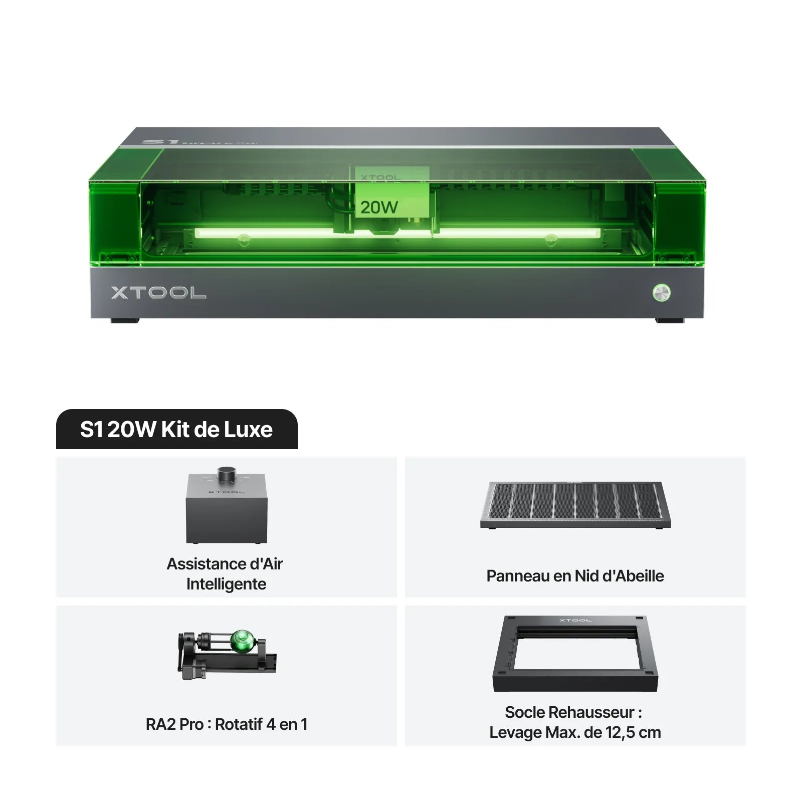 xTool S1 Découpeur Laser à Diode Fermé