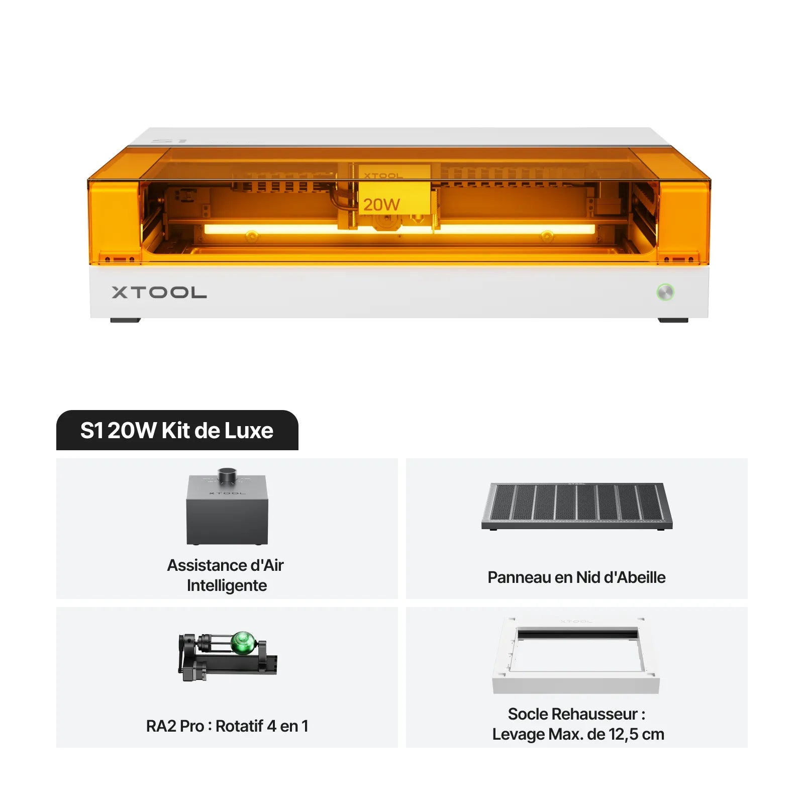 xTool S1 Découpeur Laser à Diode Fermé