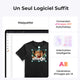 xTool Apparel Printer - Imprimante Textile DTF en un clic, personnalisation pro sans effort