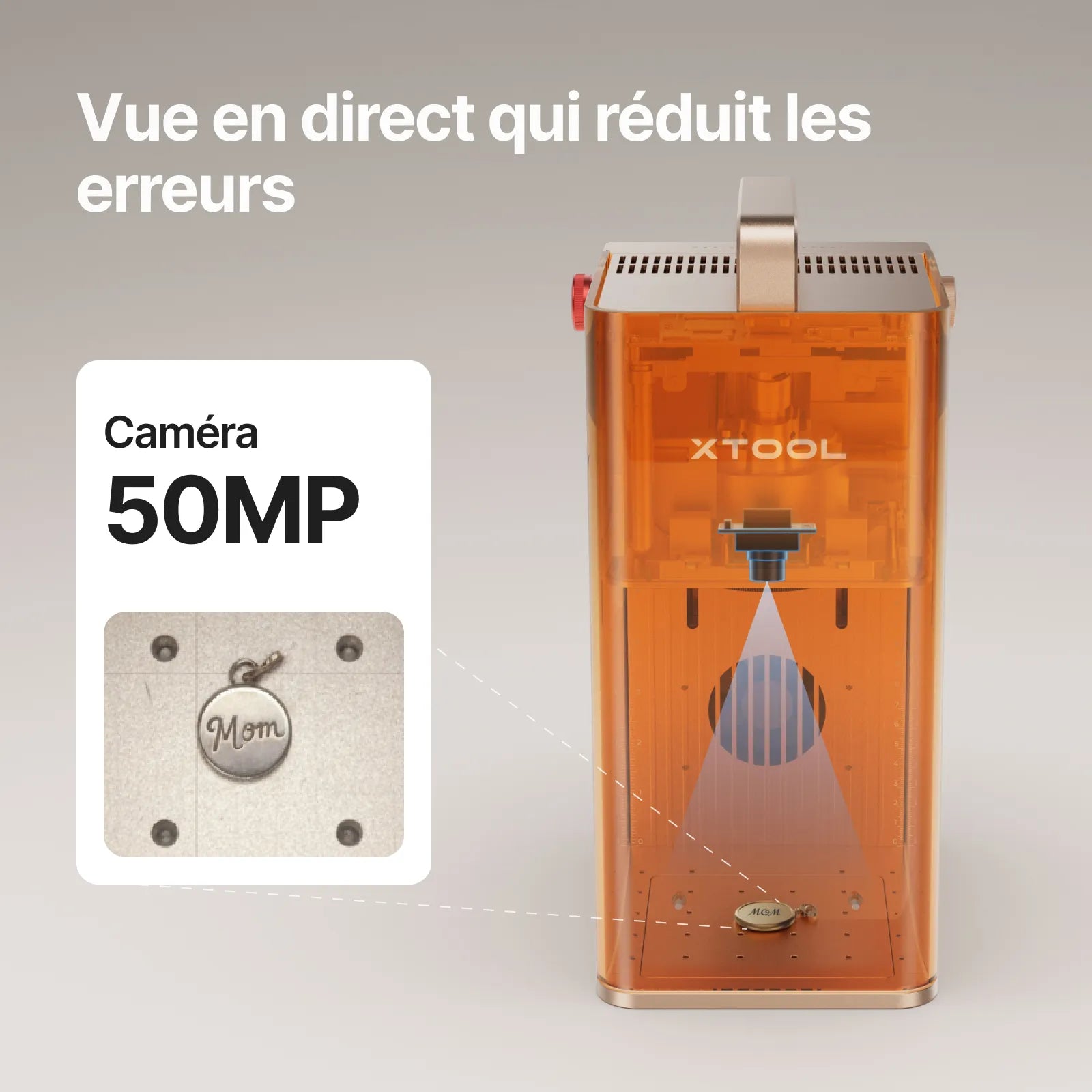 xTool F2 – Graveur Laser Portable Double Laser IR 5 W et Diode 15 W