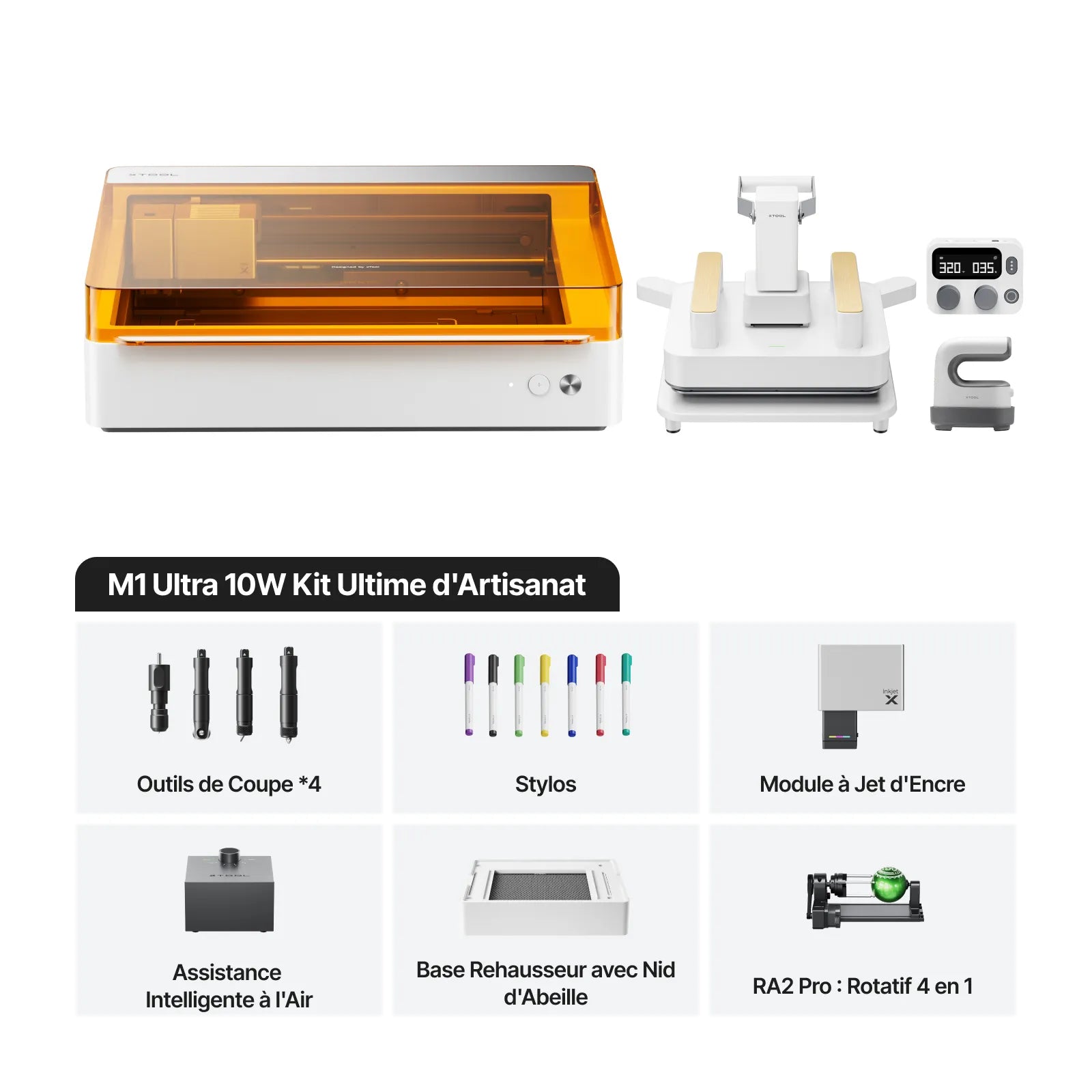 xTool M1 Ultra - La Première Machine d'Artisanat 4-en-1 au Monde