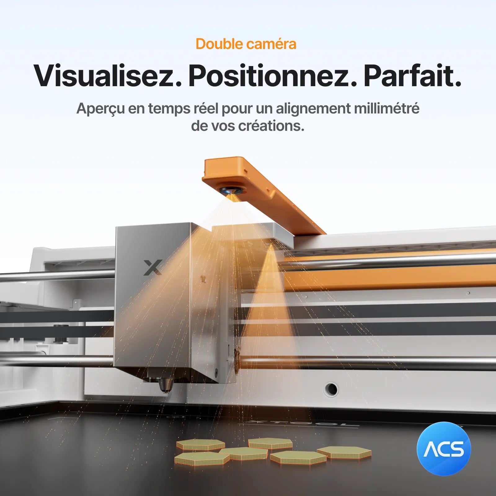 xTool M2 - Graveur Laser Créatif Couleur | Impression CMJN & Laser Diode 10W/20W