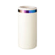 Refroidisseur de canette fin gravable, coloris blanc à irisé (0,35 L)