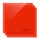 Feuille d'acrylique rouge translucide brillante de 3 mm d'épaisseur (3PCS) - YAC065 - xTool France Store