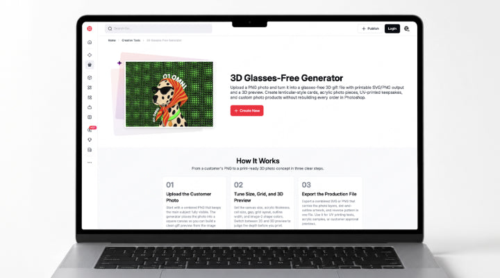 Générateur IA xTool pour l’impression UV