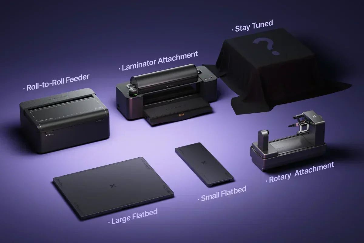 Accessoires de l'Imprimante UV xTool : Le Guide de l'Écosystème de Production