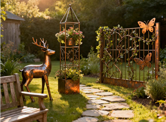 Décorer son Jardin avec du Métal : Tendances et Guide DIY (2026)
