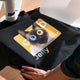 T-shirt noir 100 % coton 180 g Sélection xTool (6 pcs)