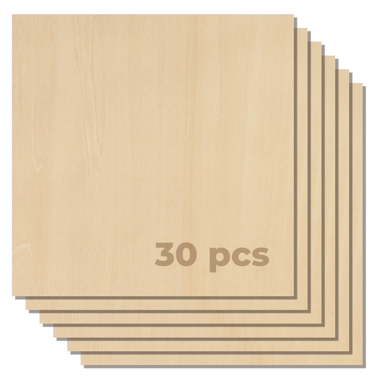 Feuilles de contreplaqué en bois de cerisier de 3 mm (30 pcs)
