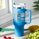 Gobelet en acier inoxydable de 40oz avec poignée amovible