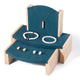 Présentoir à Bijoux en Bois Vert Foncé (Ensemble de 3)