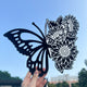 3mm x 30 x 30 cm Plaque acrylique bicolore brillante (3 pcs)