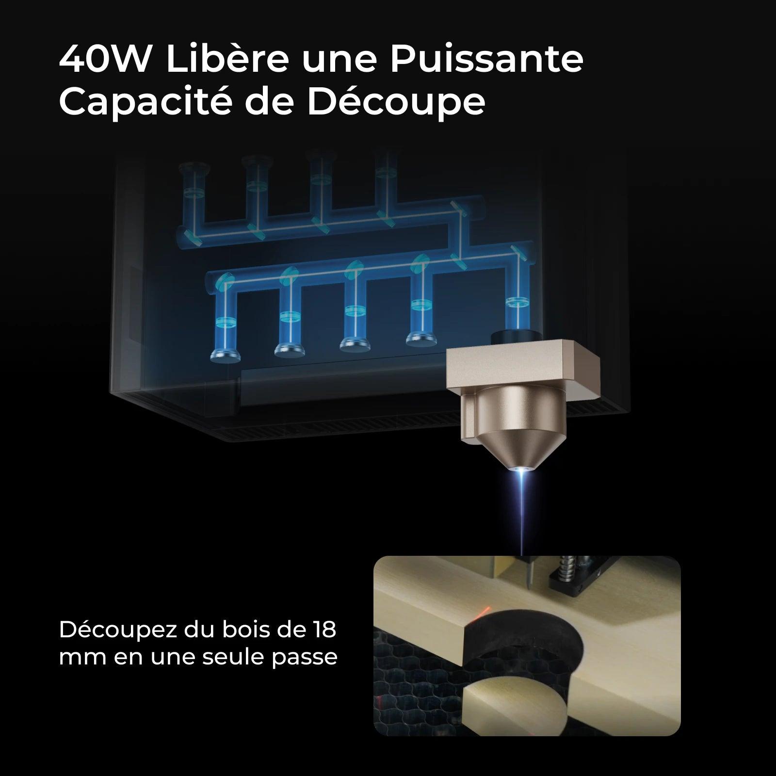 xTool S1 Découpeur Laser à Diode Fermé - xTool France Store