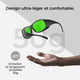 Lunettes de Sécurité Laser xTool pour Lasers 316-460 nm, 630-670 nm et 800-1080 nm