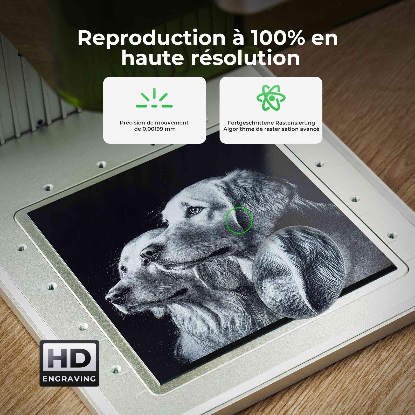 xTool F1 -Reproduction à 100% en haute résolution - xTool France Store