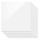 Plexiglas feuille acrylique blanche opaque brillante 1 mm (10 pièces)