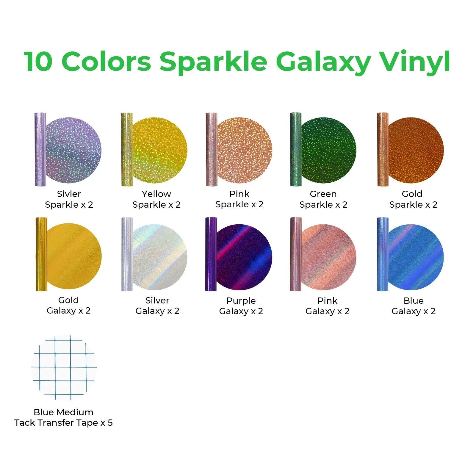 Vinyle autocollant Sparkle Galaxy (20pcs) - xTool France Store