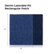 Patch thermocollant en PU laserable pour denim (10 pièces)