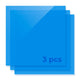 3mm Plaque acrylique plexiglas translucide brillante (3 pcs)