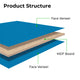 Panneau MDF multicolore de 3 mm
