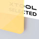 Plexiglas feuille acrylique jaune pâle phosphorescent 3 mm (3 pièces)