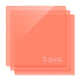 3mm Plaque acrylique plexiglas translucide brillante (3 pcs)