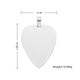 Pendentifs médiator de guitare en acier inoxydable (10 pcs)
