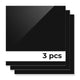 3mm x 30 x 30 cm Plaque acrylique bicolore brillante (3 pcs)