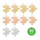 Pendentif puzzle en acier inoxydable (30 pcs)