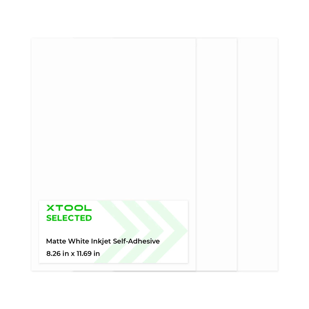 Papier Autocollant Blanc Jet d'Encre (25 pcs)